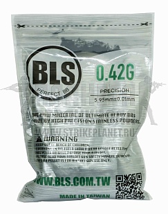 детальное фото для раздела Шары BLS 0.42г. 1000шт. precision grade серые (1ba-st42) интернет-магазин "Планета страйкбола»