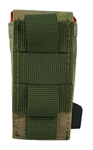 Подсумок Strike с красной лентой, A-TACS Camo