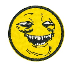 детальное фото Нашивка Strike "Йоба фейс / ПеКа фейс" 60 мм интернет-магазин "Планета страйкбола"