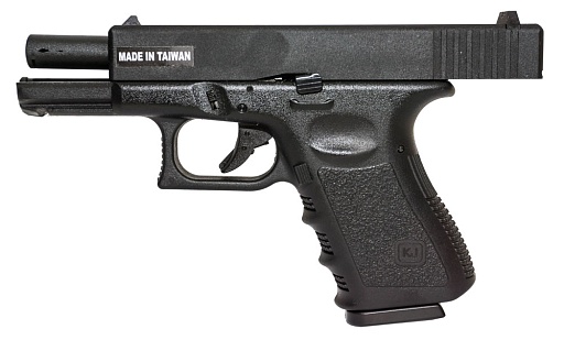 Пистолет KJW Glock 23 greengas (kj-g23mtl) kp-23