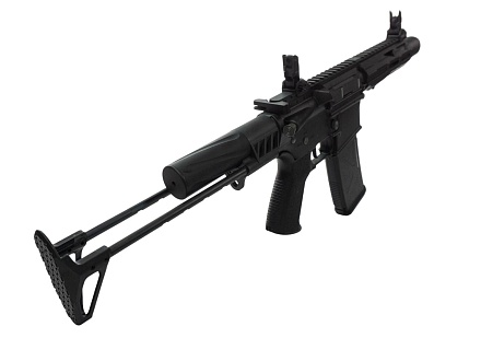 Автомат Arcturus LWT MK-III PDW 5.5" SPORT AEG SE® Black (at-st03-pdw-se-bk), электронный ключ Arm-V Desire V2