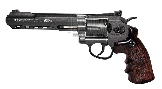 фото детально g&g револьвер g733 co2 (co2-733-pst-bnb-ncm) интернет-магазин "Планета страйкбола"