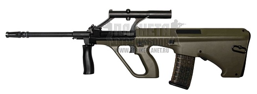фото детально snow wolf автомат steyr aug a1, олива (sw-020a(od)) интернет-магазин "Планета страйкбола"