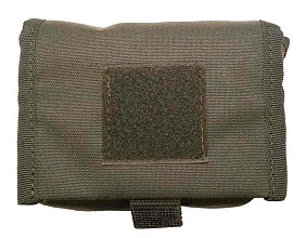 детальное фото Подсумок Strike под ИПП с клапаном для крепления на пояс/рюкзак, олива оксфорд интернет-магазин "Планета страйкбола"