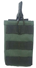 детальное фото Подсумок Strike под магазин АК / AR без клапана, хаки кордура интернет-магазин "Планета страйкбола"
