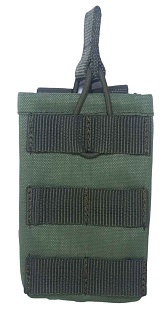 детальное фото Подсумок Strike под магазин АК / AR без клапана, хаки кордура интернет-магазин "Планета страйкбола"