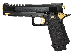фото детально пистолет tokyo marui hi-capa 5.1 gold match, greengas (tm-4952839142672) интернет-магазин "Планета страйкбола"