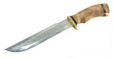 Нож туристический, клинок 160 мм, кожаные ножны (Б/У)