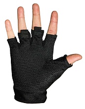 Перчатки полпальца черный L (ws20011b l)