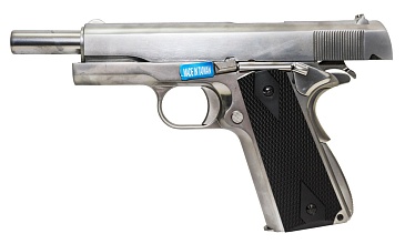 Пистолет WE Colt M1911 A1, хром (we-e006b-tac)