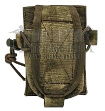 детальное фото Подсумок под рацию ССО утяжки A-TACS FG Camo интернет-магазин "Планета страйкбола"