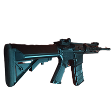 Автомат Cyma M4 CQB SD пластик (cm513), заменен внешний ствол, внутренний стволик, 123 м/с (Б/У)