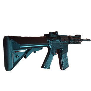 Автомат Cyma M4 CQB SD пластик (cm513), заменен внешний ствол, внутренний стволик, 123 м/с (Б/У)