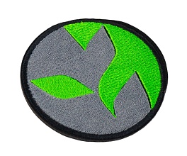 Нашивка Strike "Cyberpunk 2077. Корпорация Биотехника / Biotechnica" 70 мм