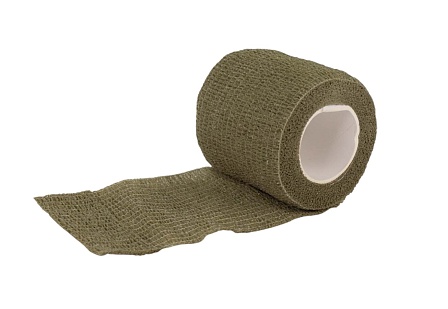 Лента маскировочная клейкая 50мм. 4,5м. олива (at-od-004)