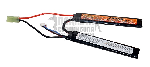 детальное фото для раздела Аккумулятор VB LiPo 7.4в, 1500Ач, 2 лепестка интернет-магазин "Планета страйкбола»