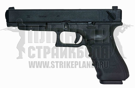 фото детально we пистолет glock 35 gen.4, greengas интернет-магазин "Планета страйкбола"