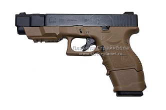 фото детально we пистолет glock 33, tan интернет-магазин "Планета страйкбола"