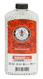детальное фото для раздела Шары G&G 0.20г. 5600шт. бутылка (g-07-232) интернет-магазин "Планета страйкбола»