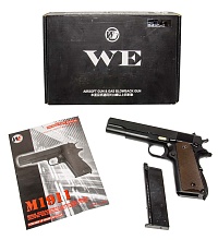 WE Пистолет Colt M1911 A1, greengas WE-E001A