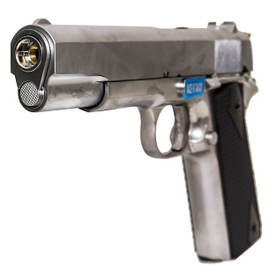 Пистолет WE Colt M1911 A1, хром (we-e006b-tac)