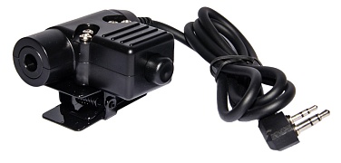 кнопка для рации kingrin выносная u94 kenwood черная (hd-ptt-u94-kw-bk)