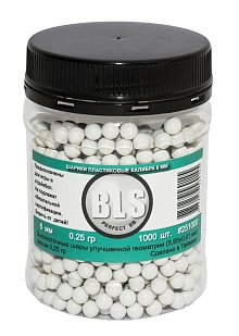 детальное фото для раздела Шары BLS 0.25г. 1000 шт. интернет-магазин "Планета страйкбола»