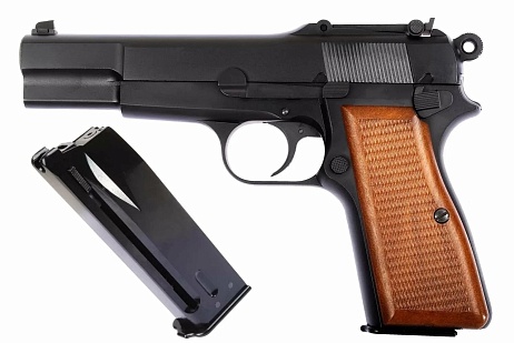 фото детально пистолет we browning hi power (gp424) интернет-магазин "Планета страйкбола"