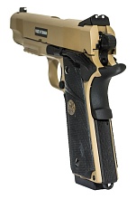 Пистолет KJW Colt M1911 MEU, tan, greengas (kp-07.gas-tan)