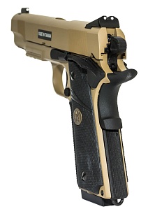 Пистолет KJW Colt M1911 MEU, tan, greengas (kp-07.gas-tan)