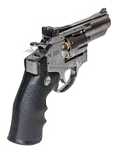 Gletcher Револьвер SW R25 Silver, пневматический, серебристый