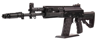 Подставка Strike для ММГ АК, Сайга, Вепрь 5.45х39 мм, черная, 3D печать пластик