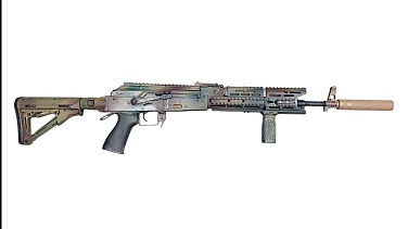 детальное фото для раздела Автомат Cyma АК-103, тактический обвес (cm076), 130 м/с, камуфляж (Б/У) интернет-магазин "Планета страйкбола»