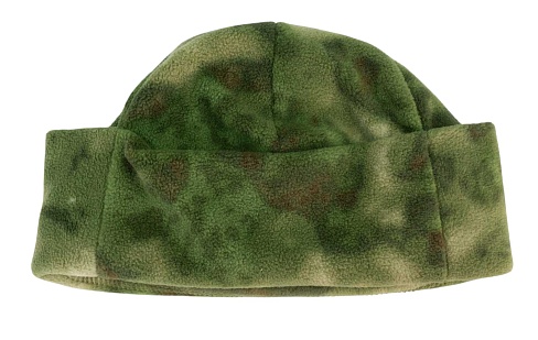 Шапка Strike флис с отворотом и велкро р-р 58, A-TACS Camo