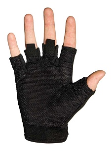 Перчатки полпальца черные XL (ws20010b xl)