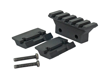 Планка picatinny Strike на АКС-74У 55мм, 3D печать пластик