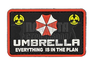 детальное фото Нашивка Zlo "Umbrella everything is in the plan" интернет-магазин "Планета страйкбола"