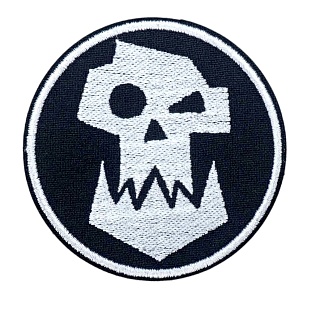детальное фото Нашивка Strike "Warhammer 40000 Орки", черный интернет-магазин "Планета страйкбола"