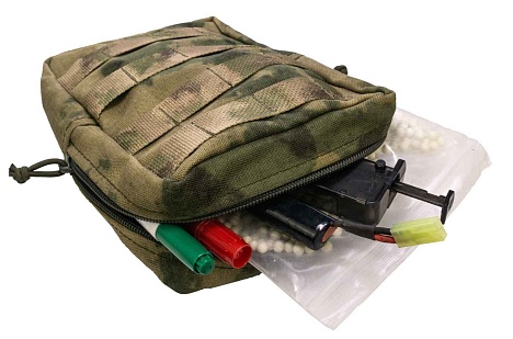 Подсумок Strike утилитарный вертикальный, A-TACS Camo прайм