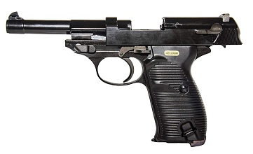 WE Пистолет Walther P38, greengas (we-p010lbox-bk)