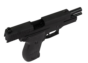 WE Пистолет Sig Sauer P226 Rail, greengas (we-f001a)