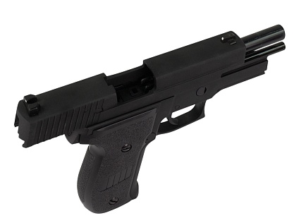 WE Пистолет Sig Sauer P226 Rail, greengas (we-f001a)