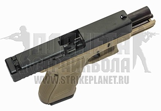 WE Пистолет Glock 19 Gen.4, tan (WE-G003B-TAN)