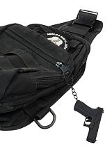 Брелок Strike Пистолет Glock, полимер, черный