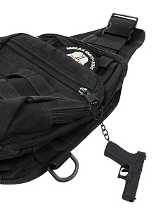 Брелок Strike Пистолет Glock, полимер, черный