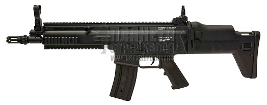 фото детально agm автомат scar-l, черный (o55a) интернет-магазин "Планета страйкбола"