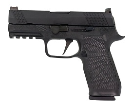 фото детально we пистолет sig sauer p-320 m18, greengas (we-f008-bk) интернет-магазин "Планета страйкбола"