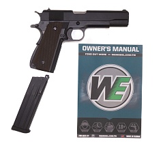 Пистолет WE Colt M1911a1, greengas (we-e005b)