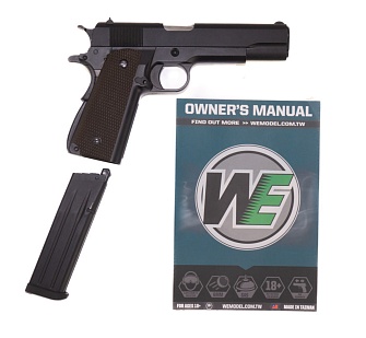 Пистолет WE Colt M1911a1, greengas (we-e005b)