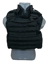 Защита шеи Strike, черный кордура